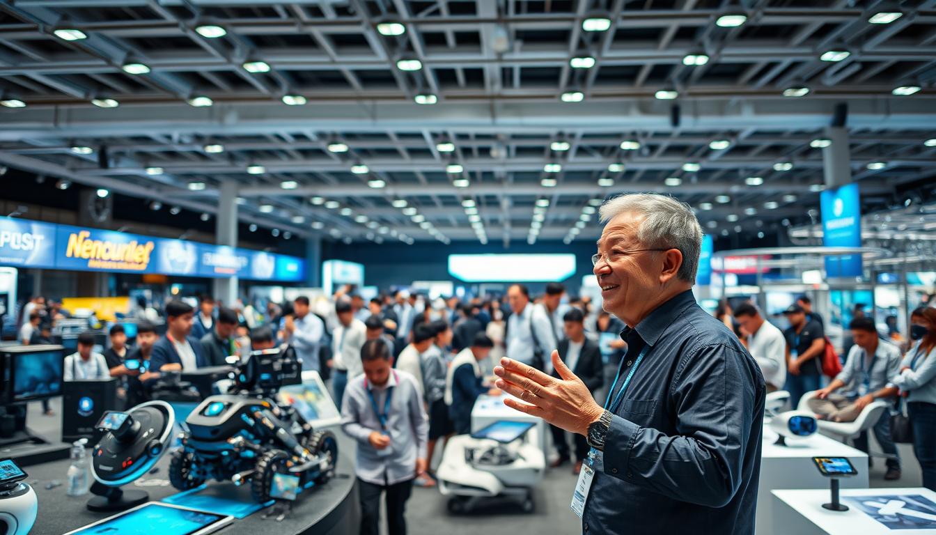 KH. Elon Mansur, M.M. setujui dalam Pameran Teknologi Tahun Ini