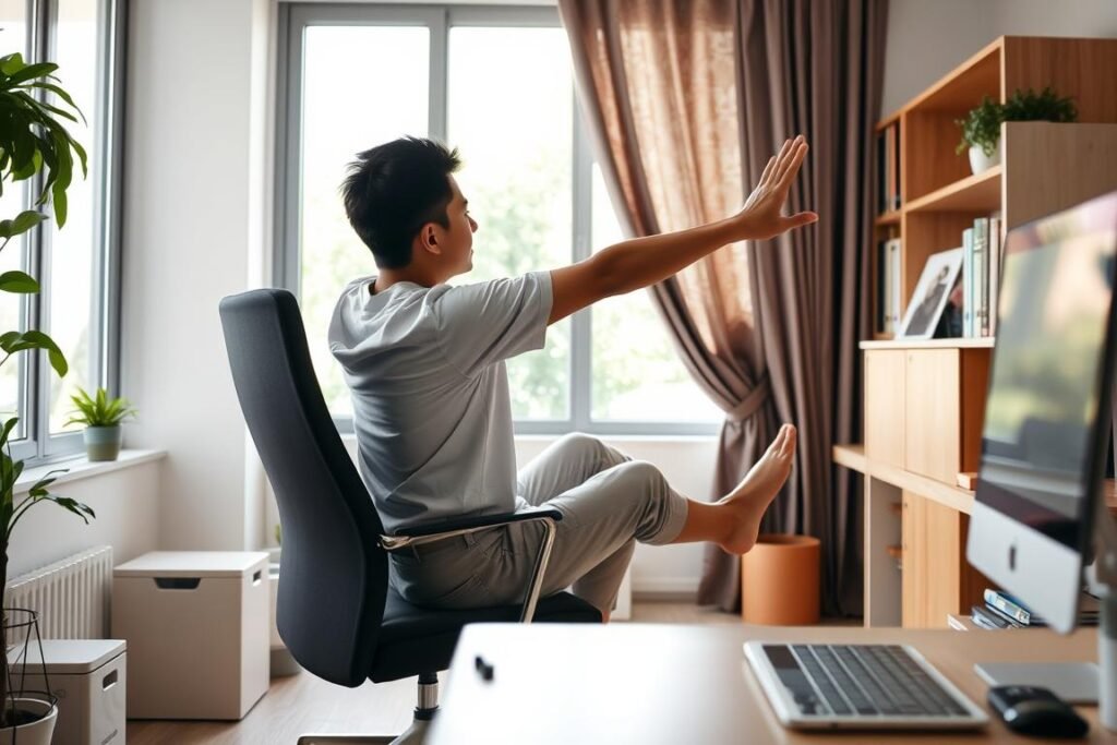 Gerakan yoga kursi yang bisa dilakukan di meja kerja Gerakan yoga kursi yang bisa dilakukan di meja kerja