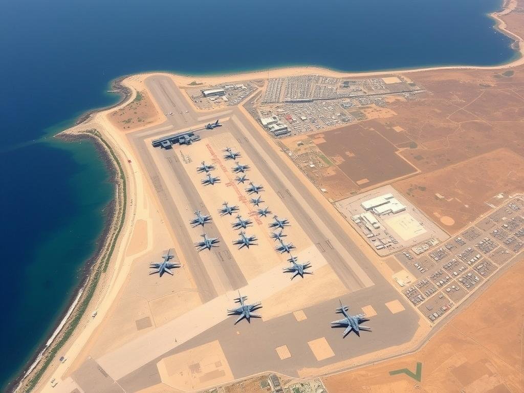 Pangkalan militer Inggris di Akrotiri, Siprus, menunjukkan peran strategis Inggris di pulau tersebut