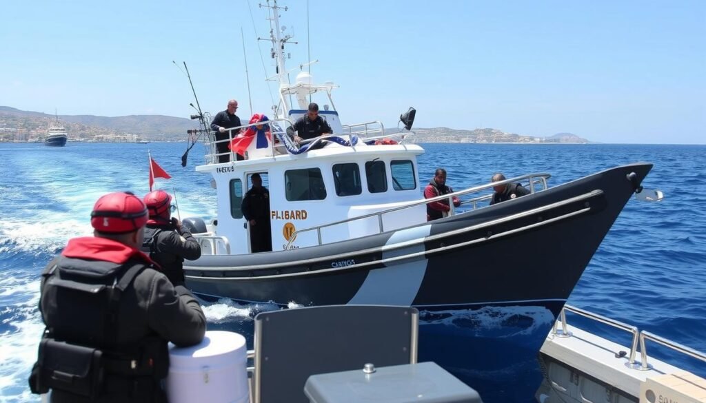 Patroli penjaga pantai Siprus di Mediterania Timur menangani isu migrasi dan keamanan maritim
